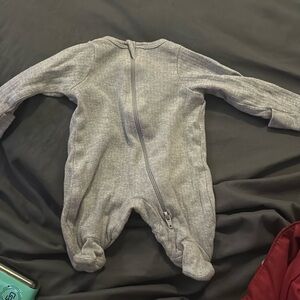 slightly ribbed grey sleeper